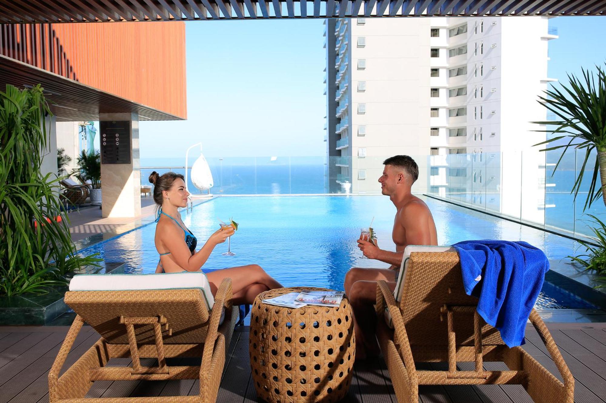 Gonsala Hotel Nha Trang Bagian luar foto